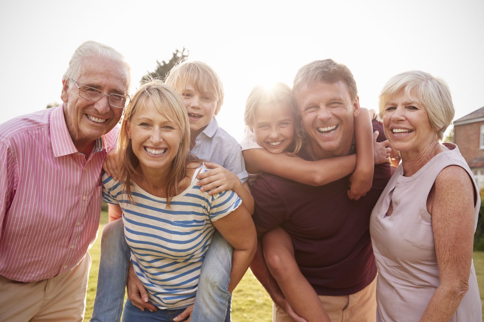 Family hands together